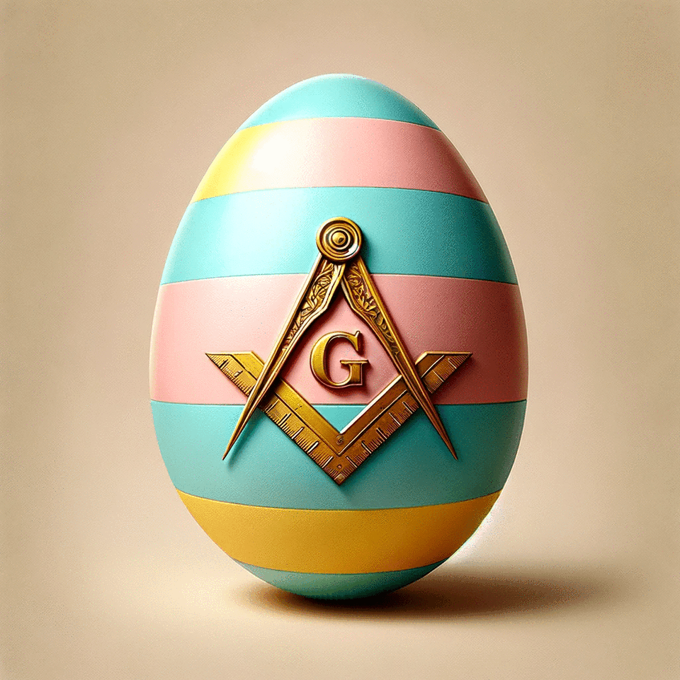 Masonic Easter Egg Pin
