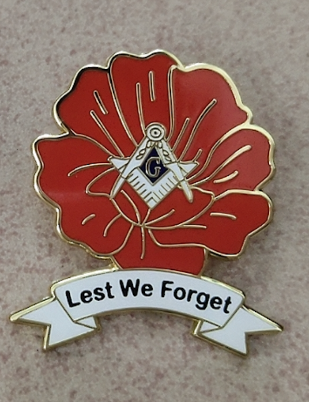 πΊ Masonic Poppy Pins πΊ