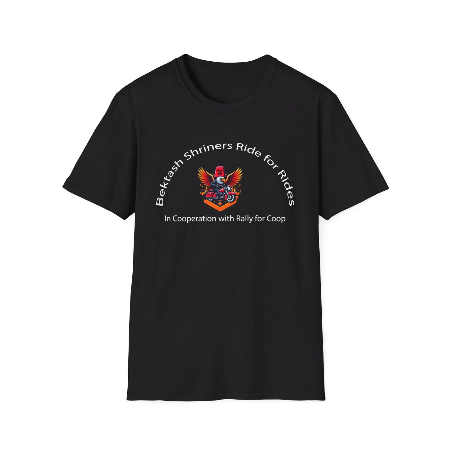 Bektash Shriners Ride for Rides, Black Shirt