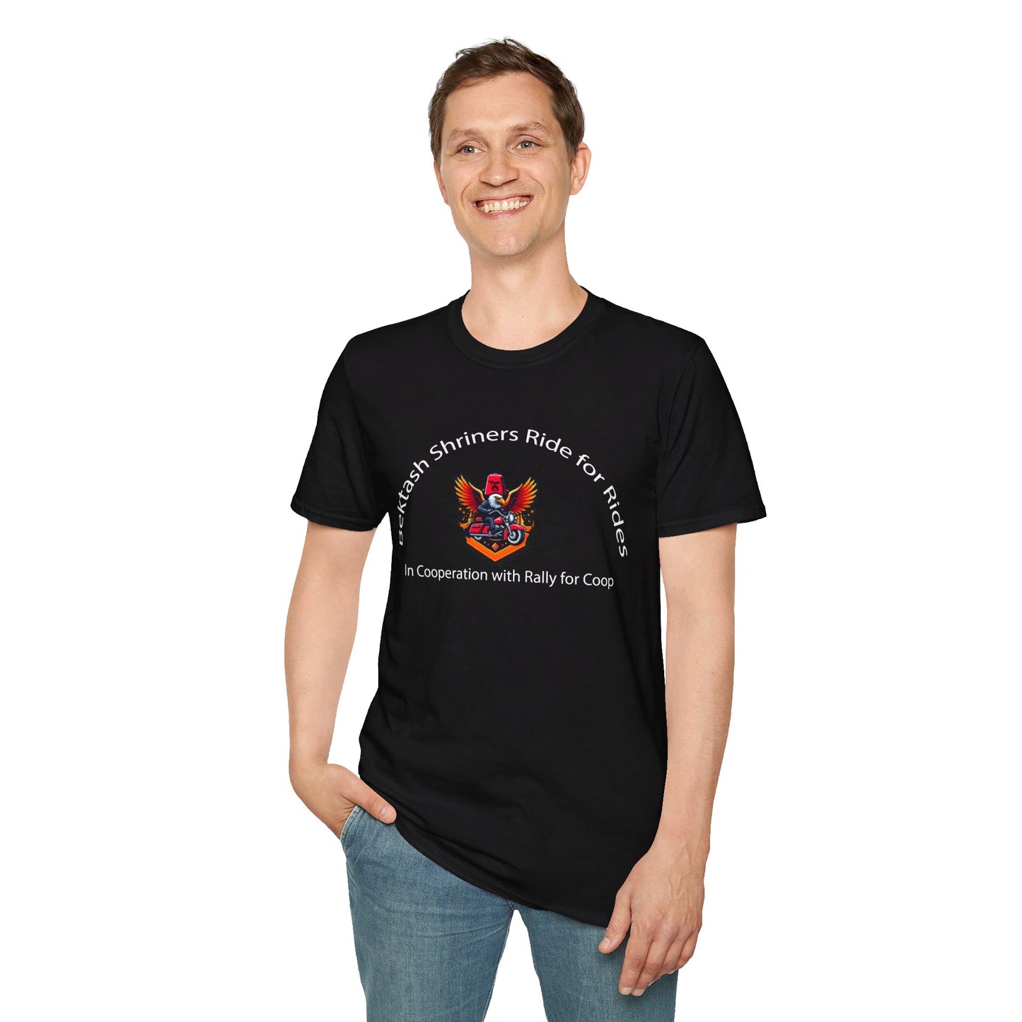 Bektash Shriners Ride for Rides, Black Shirt