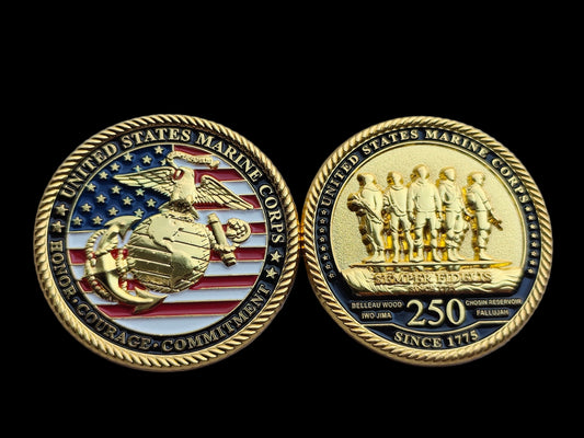 250th USMC Anniversary Coin