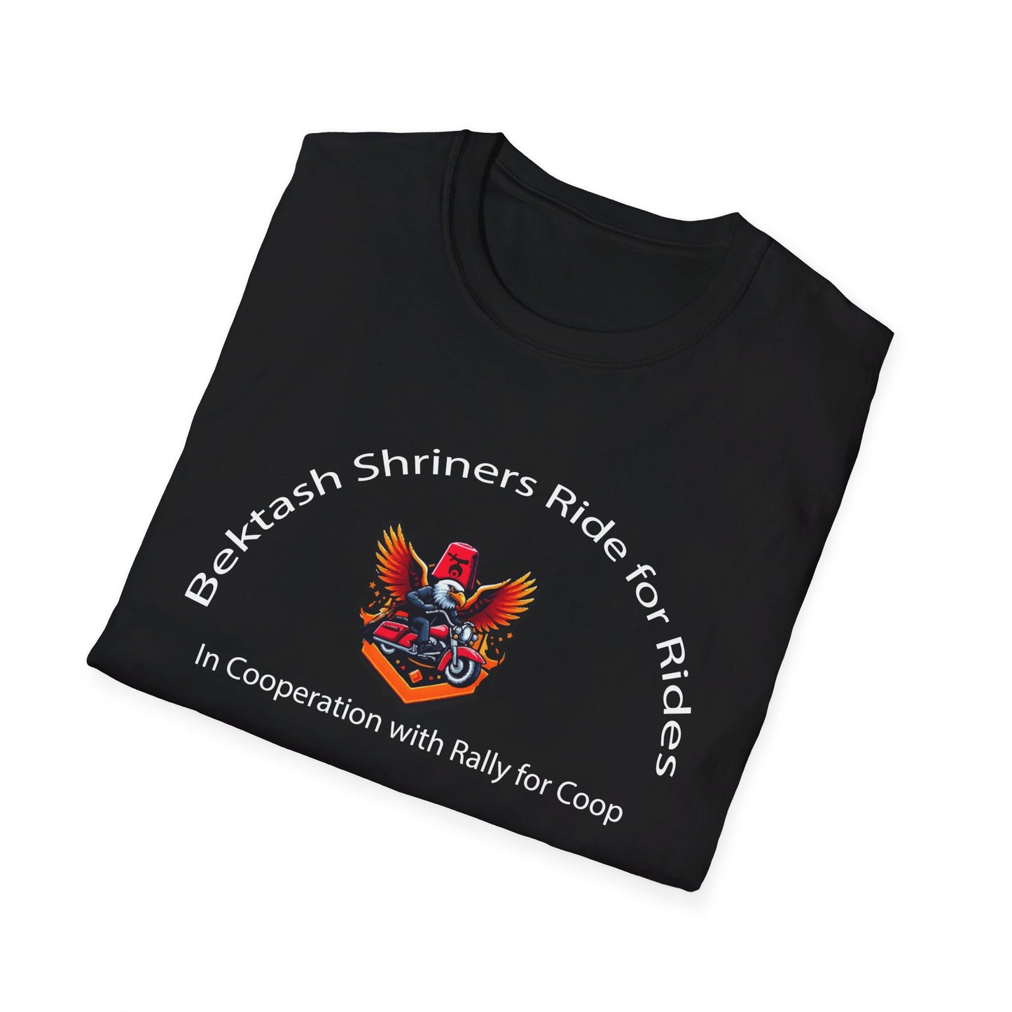 Bektash Shriners Ride for Rides, Black Shirt