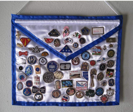 "Masonic Style" Pin Apron